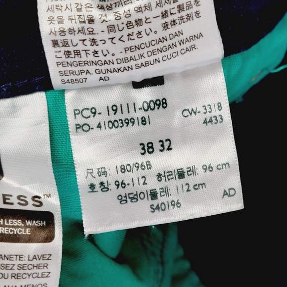 Levi's 511 Men's Slim Fit Jeans Dark Wash Stretch Denim P2939 - Picture 9 of 10